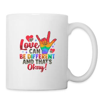 Gay Pride LGBTQ Design for a Pride Parade - Mug - white - Right