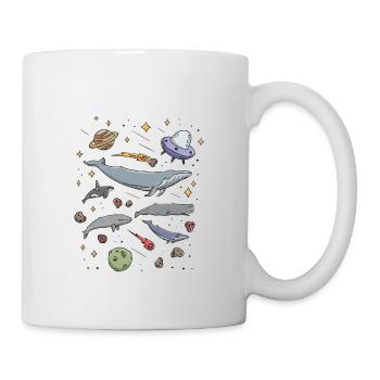 Conception de baleines d’eau profonde pour l’observation des baleines - Mug blanc - blanc - Droite