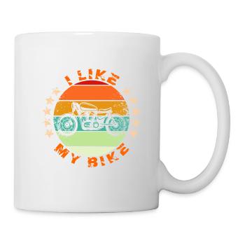 J’aime ma moto - J’aime ma moto - Mug blanc - blanc - Droite