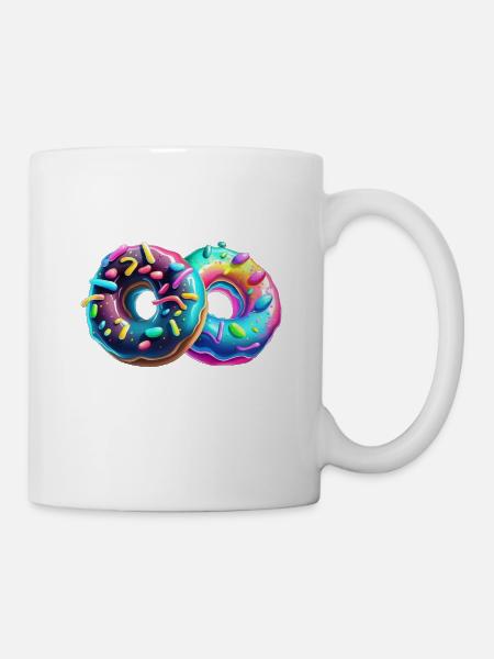 MEHR DONUTS - DONUTS - Tasse - Weiß