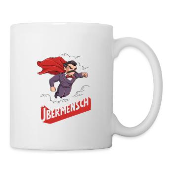 Nietzsche Übermensch Philosophie - Tasse - Weiß - Rechts