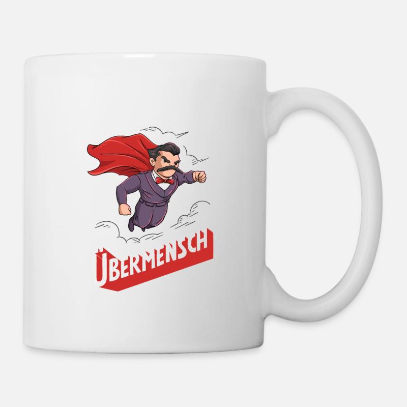 Philosophie de Nietzsche Übermensch - Mug blanc - blanc