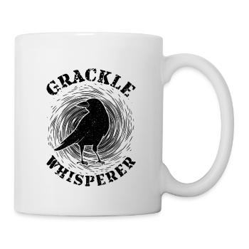 Blackbird Grackle Whisperer Design pour les ornithologues amateurs - Mug blanc - blanc - Droite
