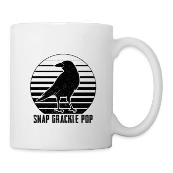 Blackbird Grackle Bird Design pour les ornithologues amateurs - Mug blanc - blanc - Droite