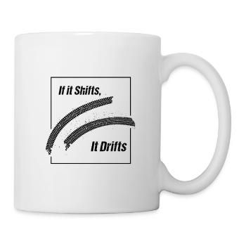 Wenn es schaltet, driftet JDM-Autorennen - Tasse - Weiß - Rechts