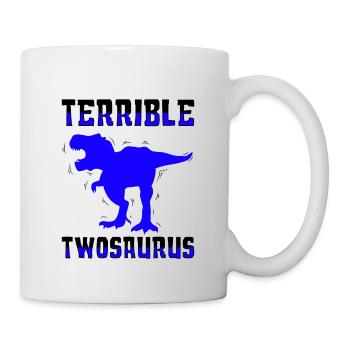 Schrecklicher Twosaurus - Tasse - Weiß - Rechts