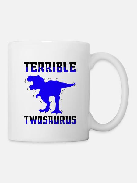 Terrifiant Twosaurus - Mug blanc - blanc