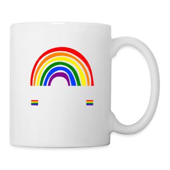 Sei vorsichtig, wen du hasst, es könnte jemand - Tasse - Weiß - Rechts
