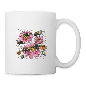 Bee Lover Cottagecore Aesthetic - Mug - white - Right