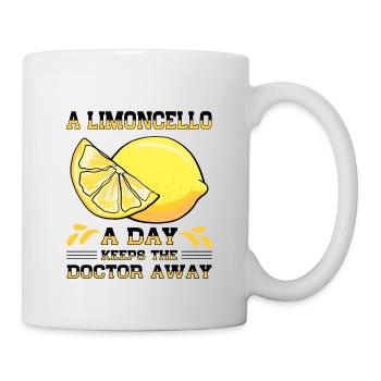 Amateur de limoncello italien - Mug blanc - blanc - Droite