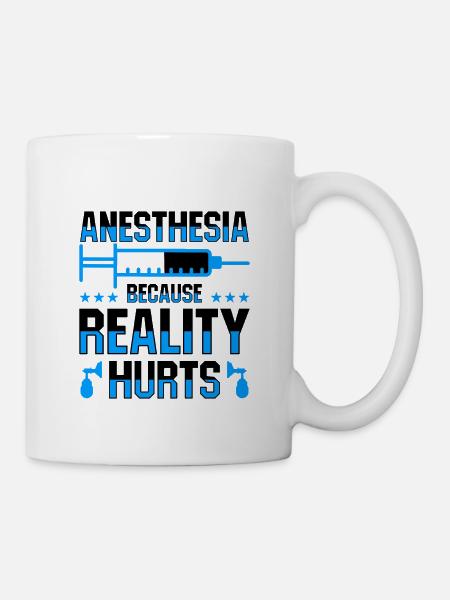 Anesthésiste Anesthésie Anesthésiologie - Mug blanc - blanc
