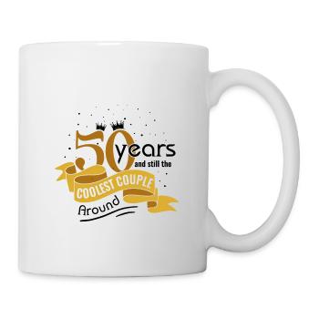 50th Wedding Anniversary Husband Wife Marriage - Mug - white - Right