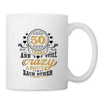 50th Wedding Anniversary Husband Wife Marriage - Mug - white - Right