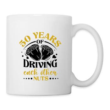 50. Anniversaire de mariage Mari Femme Relation de mariage - Mug blanc - blanc - Droite