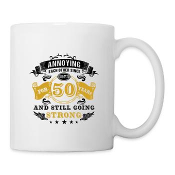 50th Wedding Anniversary Husband Wife Marriage - Mug - white - Right