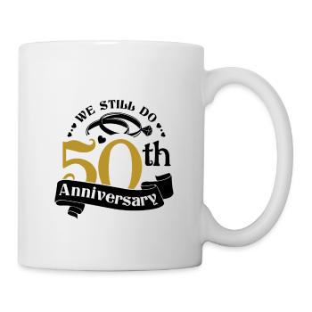 50th Wedding Anniversary Husband Wife Marriage - Mug - white - Right