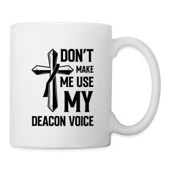 Church Deacon Religion Christian Faith Church - Mug - white - Right
