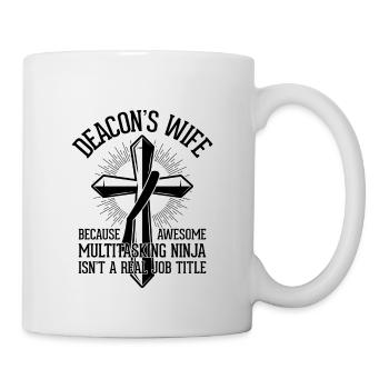 Church Deacon Religion Christian Faith Church - Mug - white - Right