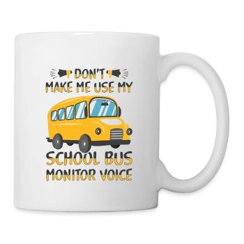 School Bus Monitor Bus Attendant School Transport - Mug - white - Right
