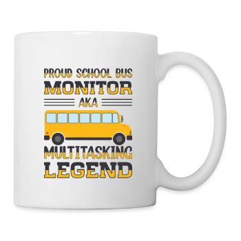 School Bus Monitor Bus Attendant School Transport - Mug - white - Right