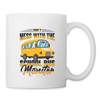 School Bus Monitor Bus Attendant School Transport - Mug - white - Right