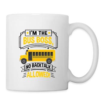 School Bus Monitor Bus Attendant School Transport - Mug - white - Right