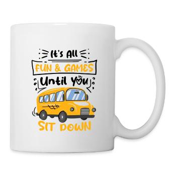 School Bus Monitor Bus Attendant School Transport - Mug - white - Right
