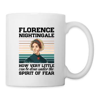 Krankenschwester Florence Nightingale Medizinische - Tasse - Weiß - Rechts