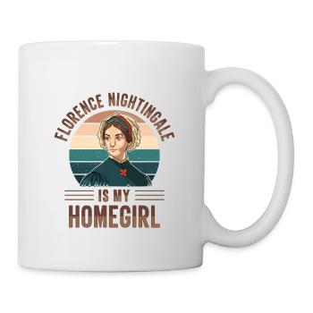 Krankenschwester Florence Nightingale Medizinische - Tasse - Weiß - Rechts
