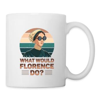 Krankenschwester Florence Nightingale Medizinische - Tasse - Weiß - Rechts
