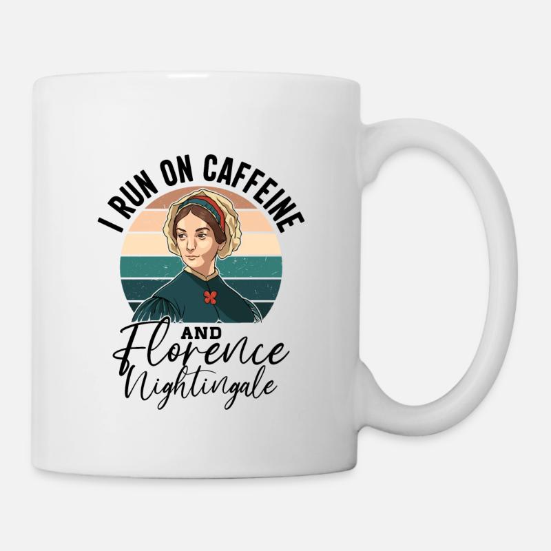 Krankenschwester Florence Nightingale Medizinische - Tasse - Weiß