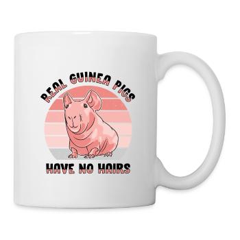 Hairless guinea pig Skinny piggy - Mug - white - Right