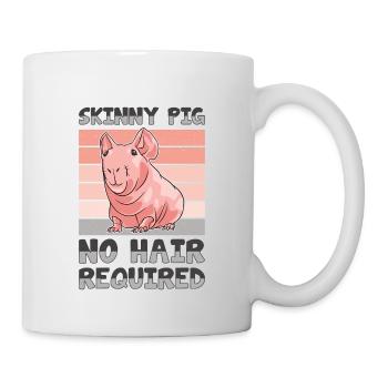 Hairless guinea pig Skinny piggy - Mug - white - Right