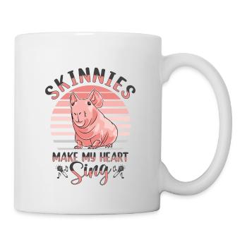 Hairless guinea pig Skinny piggy - Mug - white - Right