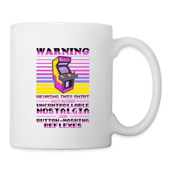 Video Players Retro Gamer Gaming Classic 80s - Mug - white - Right