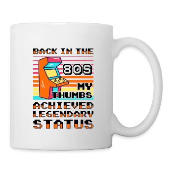 Video Players Retro Gamer Gaming Classic 80s - Mug - white - Right