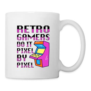 Video Players Retro Gamer Gaming Classic 80s - Mug - white - Right