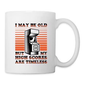 Video Players Retro Gamer Gaming Classic 80s - Mug - white - Right
