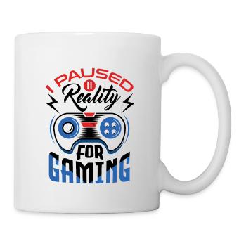 Console de joueur de jeux vidéo, joystick de jeu de joueur - Mug blanc - blanc - Droite