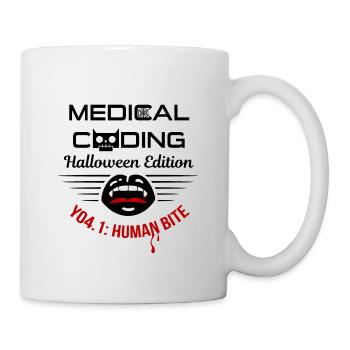 Halloween-medizin-kodierer Medizinische - Tasse - Weiß - Rechts