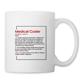 Medizinischer Kodierer Beruf Medizinische - Tasse - Weiß - Rechts