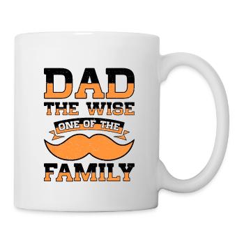 Bester Vater Aller Zeiten Vaterschaft Papa Papa - Tasse - Weiß - Rechts