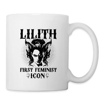 Lilith, Demon, Gothic, Mythology, Folklore, - Mug - white - Right