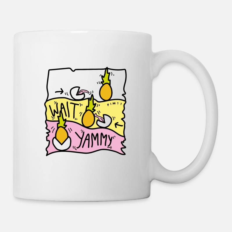 Ananas Yammy - Tasse - Weiß