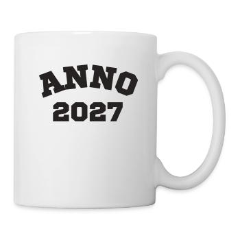 Anno 2027 Geburtstag Geburtsjahr - Tasse - Weiß - Rechts