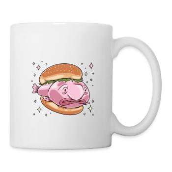 Poisson blob - Mug blanc - blanc - Droite