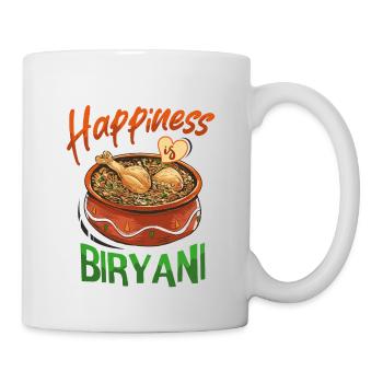 Cuisine indienne, gourmets, amateurs de biryani, - Mug blanc - blanc - Droite