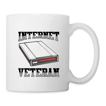 90s Nostalgia Retro 90s Dial Up - Mug - white - Right