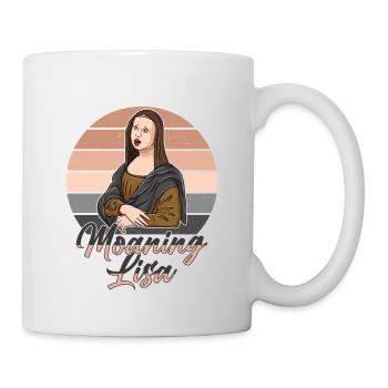 Mona Lisa Kunstvoll Klassisches Kunstmuseum - Tasse - Weiß - Rechts