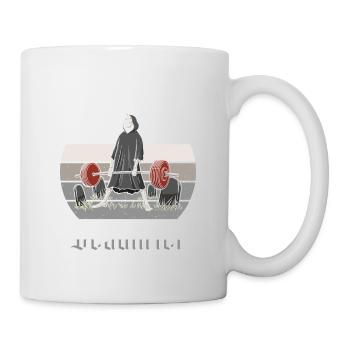 Deadlifter Skeleton Bodybuilding Fitness Workout - Mug blanc - blanc - Droite